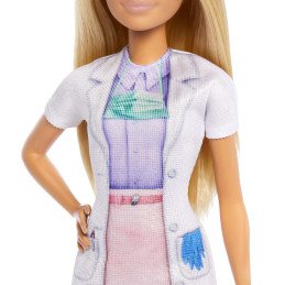 BARBIE SET DE JOACA PAPUSA BARBIE BLONDA FACE CARIERA STOMATOLOG | MARKETPLACE SHOPPING CENTER