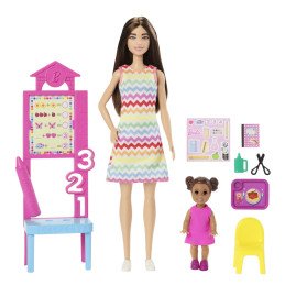 BARBIE SET DE JOACA PAPUSA BARBIE SATENA FACE CARIERA PROFESOARA | MARKETPLACE SHOPPING CENTER