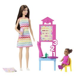 BARBIE SET DE JOACA PAPUSA BARBIE SATENA FACE CARIERA PROFESOARA | MARKETPLACE SHOPPING CENTER