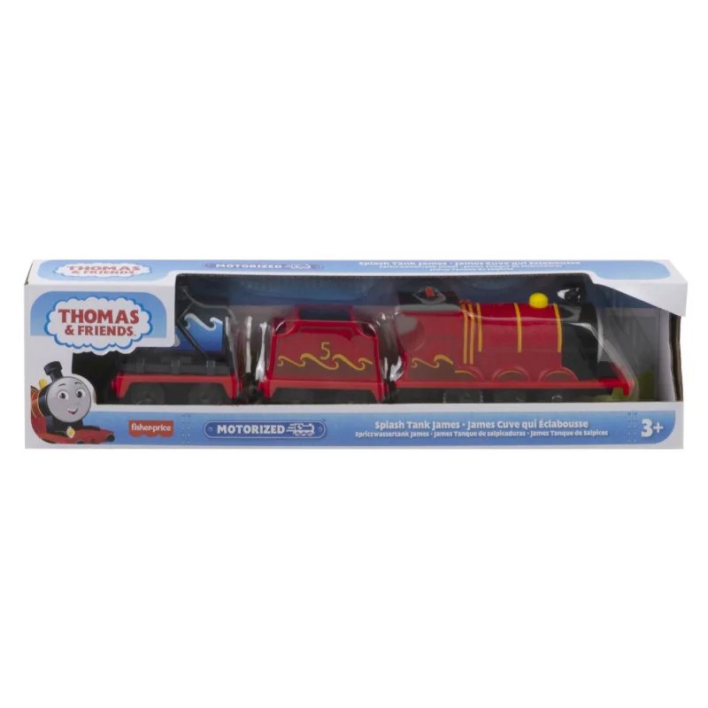 THOMAS LOCOMOTIVA MOTORIZATA SPLASH TANK JAMES CU 2 VAGOANE | MARKETPLACE SHOPPING CENTER