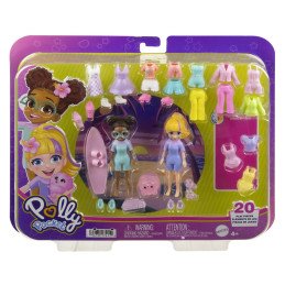 POLLY POCKET SET 2 PAPUSI SI ACCESORII 20 PIESE | 1Buy.ro