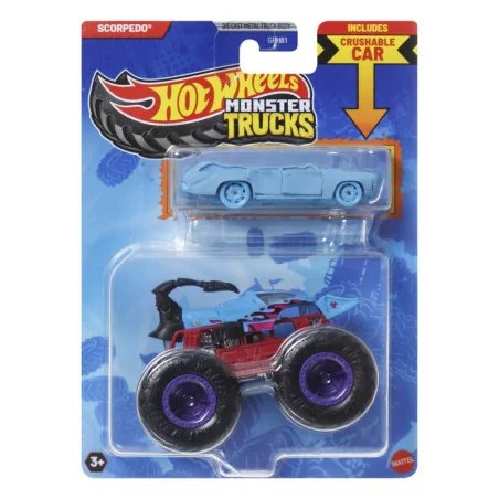 HOT WHEELS MONSTER TRUCK SI MASINUTA METALICA SCORPEDO | MARKETPLACE SHOPPING CENTER