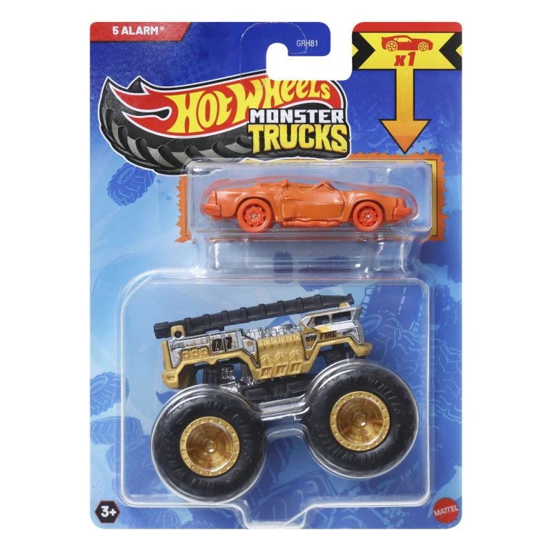 HOT WHEELS MONSTER TRUCK SI MASINUTA METALICA 5 ALARM | MARKETPLACE SHOPPING CENTER
