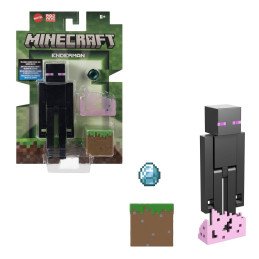 MINECRAFT CRAFT A BLOCK FIGURINA ENDERMAN 8CM | MARKETPLACE SHOPPING CENTER