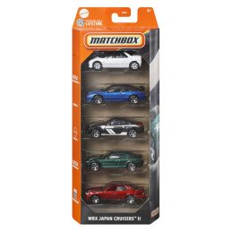 MATCHBOX SET 5 MASINUTE METALICE MBX JAPAN CRUISERS II SCARA 1:64 | 1Buy.ro