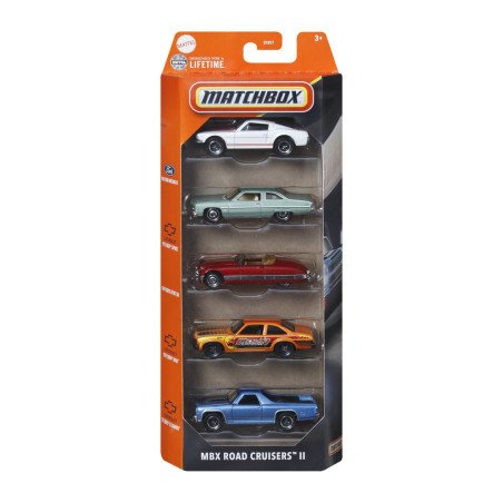 MATCHBOX SET 5 MASINUTE METALICE MBX ROAD CRUISERS II SCARA 1:64 | MARKETPLACE SHOPPING CENTER