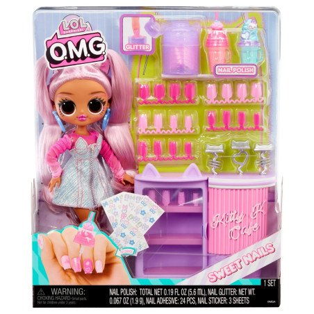 L.O.L. SURPRISE! OMG SWEET NAILS KITTY K CAFÉ SET PAPUSA CU ACCESORII | MARKETPLACE SHOPPING CENTER