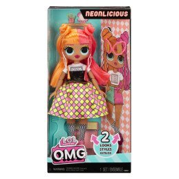 L.O.L. SURPRISE! OMG NEONLICIOUS PAPUSA FASHIONISTA CU ACCESORII | 1Buy.ro