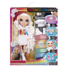 RAINBOW HIGH WATERCOLOR CREATE PAPUSA OCHI MOV | 1Buy.ro
