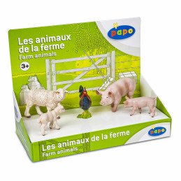 PAPO FIGURINA SET 5 ANIMALE DE LA FERMA | 1Buy.ro