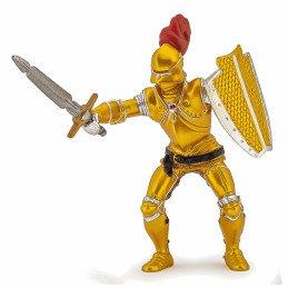 PAPO FIGURINA CAVALER IN ARMURA AURIE | MARKETPLACE SHOPPING CENTER