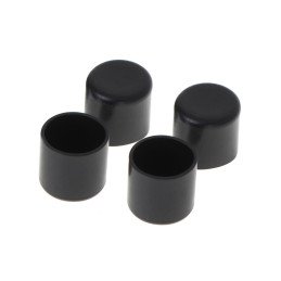 Set 4 buc. protectii anti-zgarieturi picioare scaun, diametru 19mm, culoare neagra | MARKETPLACE SHOPPING CENTER