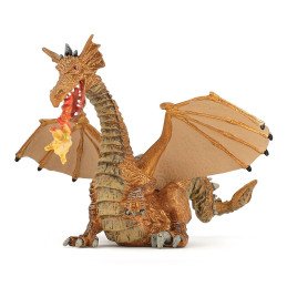 PAPO FIGURINA DRAGON AURIU INARIPAT CU FLACARA | 1Buy.ro