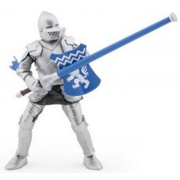 PAPO FIGURINA CAVALER CU SULITA SI SCUT ALBASTRU | 1Buy.ro