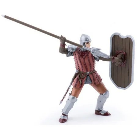 PAPO FIGURINA CAVALER CU SULITA SI SCUT ROSU | MARKETPLACE SHOPPING CENTER