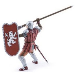 PAPO FIGURINA CAVALER CU SULITA SI SCUT ROSU | MARKETPLACE SHOPPING CENTER