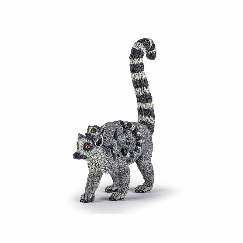PAPO FIGURINA LEMUR CU PUI | MARKETPLACE SHOPPING CENTER