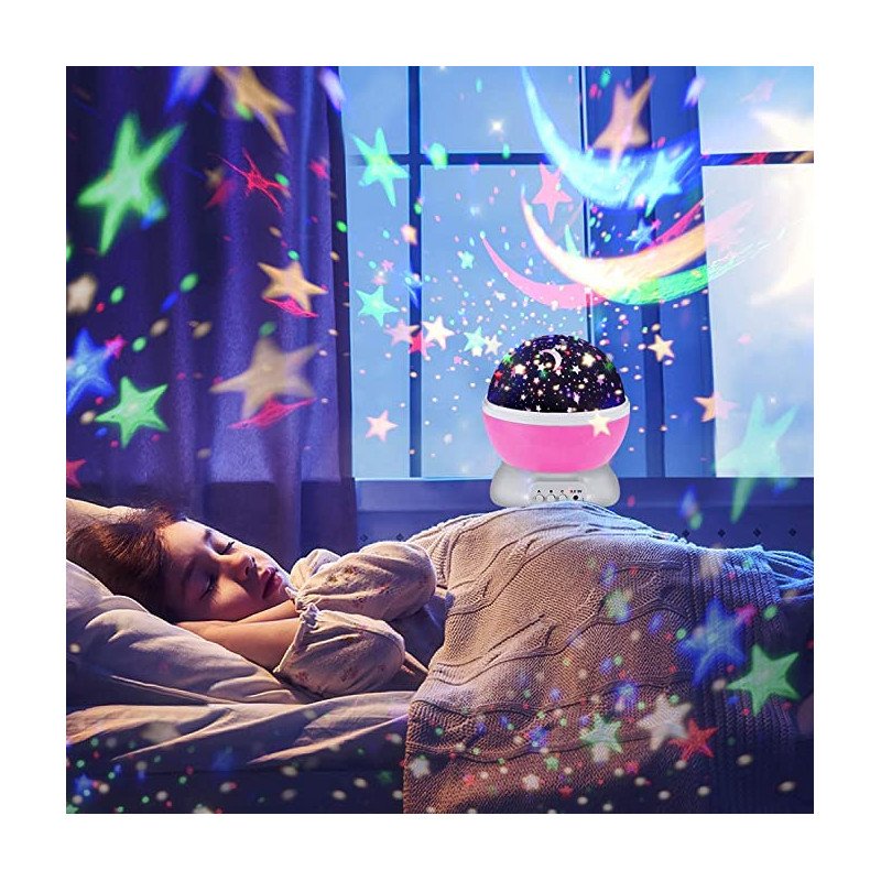 Proiector LED cu alimentare USB, model "Galaxy Stars" cu 9 moduri de afisare | MARKETPLACE SHOPPING CENTER