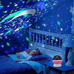 Proiector LED cu alimentare USB, model "Galaxy Stars" cu 9 moduri de afisare | MARKETPLACE SHOPPING CENTER