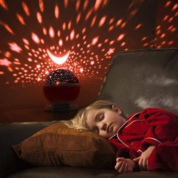 Proiector LED cu alimentare USB, model "Galaxy Stars" cu 9 moduri de afisare | MARKETPLACE SHOPPING CENTER