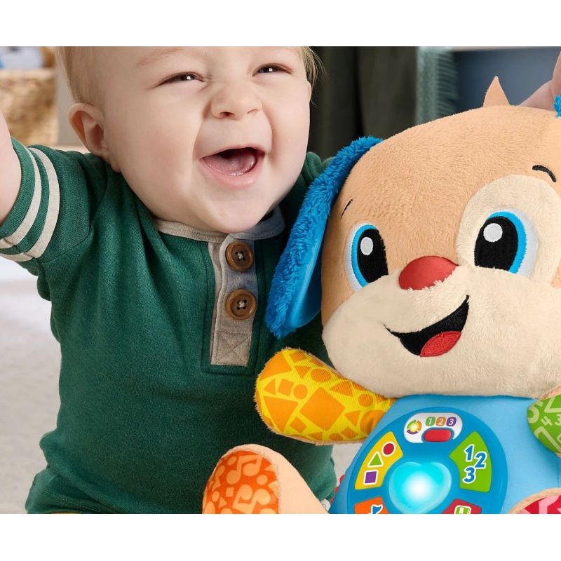 Fisher Price Catel Interactiv cu Urechi Albastre | 1Buy.ro