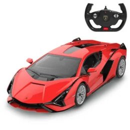 MASINA CU TELECOMANDA LAMBORGHINI SIAN ROSU CU SCARA 1 LA 14 | 1Buy.ro