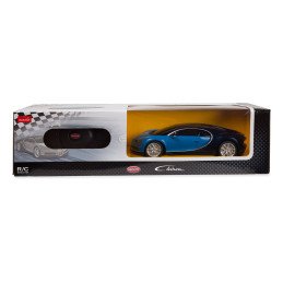 MASINA CU TELECOMANDA BUGATTI CHIRON ALBASTRU CU SCARA 1 LA 24 | MARKETPLACE SHOPPING CENTER