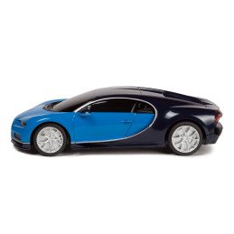 MASINA CU TELECOMANDA BUGATTI CHIRON ALBASTRU CU SCARA 1 LA 24 | MARKETPLACE SHOPPING CENTER