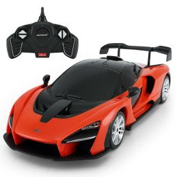 MASINA CU TELECOMANDA McLAREN SENNA PORTOCALIU CU SCARA 1 LA 18 | 1Buy.ro