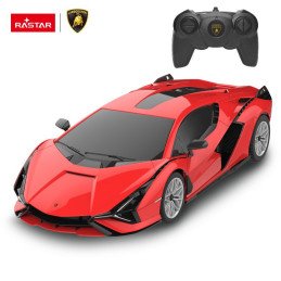 MASINA CU TELECOMANDA LAMBORGHINI SIAN ROSU CU SCARA 1 LA 24 | MARKETPLACE SHOPPING CENTER