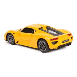 MASINA CU TELECOMANDA PORSCHE 918 SPYDER GALBEN CU SCARA 1 LA 24 | MARKETPLACE SHOPPING CENTER