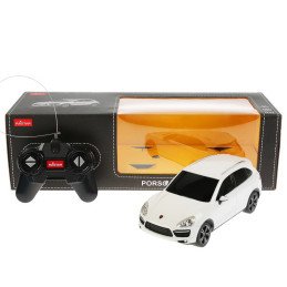 MASINA CU TELECOMANDA PORSCHE CAYENNE TURBO ALB CU SCARA 1 LA 24 | MARKETPLACE SHOPPING CENTER