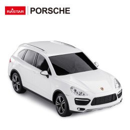 MASINA CU TELECOMANDA PORSCHE CAYENNE TURBO ALB CU SCARA 1 LA 24 | MARKETPLACE SHOPPING CENTER