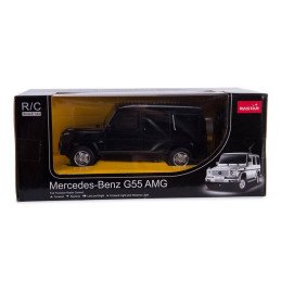 MASINA CU TELECOMANDA MERCEDES-BENZ G55 NEGRU CU SCARA 1 LA 24 | MARKETPLACE SHOPPING CENTER