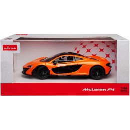 MASINUTA METALICA McLAREN P1 PORTOCALIU SCARA 1 LA 24 | 1Buy.ro