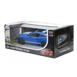 MASINA CU TELECOMANDA FORD SHELBY GT500 ALBASTRU CU SCARA 1 LA 14 | 1Buy.ro