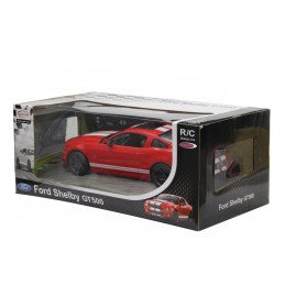 MASINA CU TELECOMANDA FORD SHELBY GT500 ROSU CU SCARA 1 LA 14 | 1Buy.ro