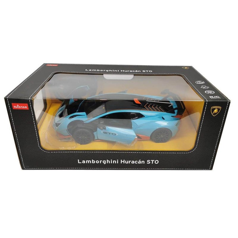 MASINA CU TELECOMANDA LAMBORGHINI HURACAN STO ALBASTRU SCARA 1 LA 14 | MARKETPLACE SHOPPING CENTER