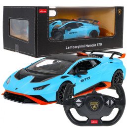 MASINA CU TELECOMANDA LAMBORGHINI HURACAN STO ALBASTRU SCARA 1 LA 14 | MARKETPLACE SHOPPING CENTER