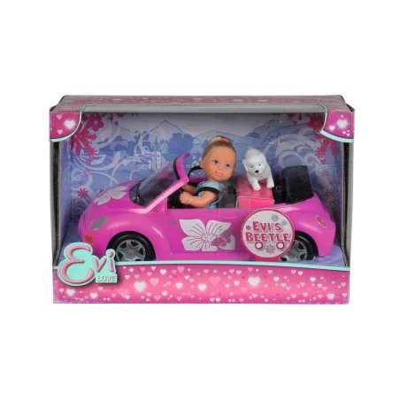 PAPUSA EVI CU MASINA BEETLE SI CATEL | MARKETPLACE SHOPPING CENTER
