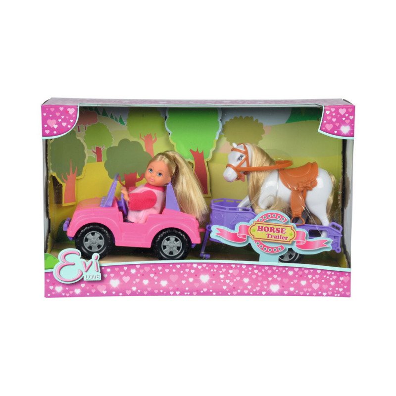 SIMBA PAPUSA EVI MASINUTA TRAILER CU CAL | MARKETPLACE SHOPPING CENTER