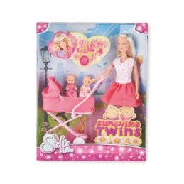 PAPUSA STEFFI FUSTA ROZ CU CARUCIOR SI GEMENI | 1Buy.ro