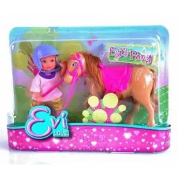 SET PAPUSICA EVI CU CALUT MARO DESCHIS | 1Buy.ro
