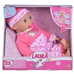 PAPUSA BEBELUS LAURA 38CM CU SUNETE | 1Buy.ro