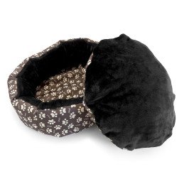 Culcus moale cu perna, pentru caine/pisica, culoare negru, impermeabil | MARKETPLACE SHOPPING CENTER