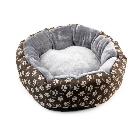 Culcus moale cu perna, pentru caine/pisica, culoare gri, impermeabil | MARKETPLACE SHOPPING CENTER
