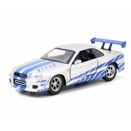 SET MASINUTE METALICE FAST & FURIOUS BRIAN'S NISSAN SKYLINE GT-R(BNR34) SCARA 1 LA 32 | MARKETPLACE SHOPPING CENTER