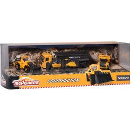 MAJORETTE SET 4 MASINUTE METALICE VOLVO 7.5CM | 1Buy.ro