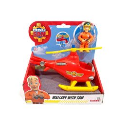 POMPIERUL SAM ELICOPERUL WALLABY CU FIGURINA TOM THOMAS | 1Buy.ro