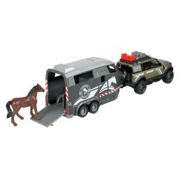 MAJORETTE LAND ROVER CU REMORCA PENTRU CAI | MARKETPLACE SHOPPING CENTER